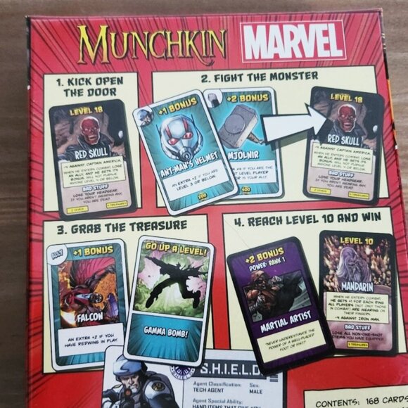 Marvel Munchkin Card Game β Red Edition | NWT Strategy Fun for 3β6 Players - Picture 10 of 11